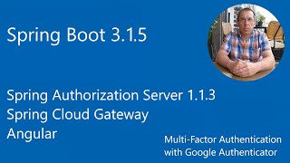 Spring Authorization Server - Angular App - Multi-Factor authentication - Google Authenticator