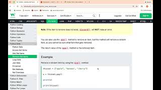 Removing Items from a Python Set (CS105 at UIUC)