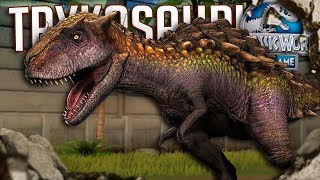 SMASHES THROUGH ROCKS TRYKOSAURUS! - Jurassic World - The Game | Ep. 270