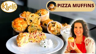 Pizza-Muffins / Partysnack/Fingerfood/Buffet/einfach \u0026 schnelles Rezept/Khellis Backwelt