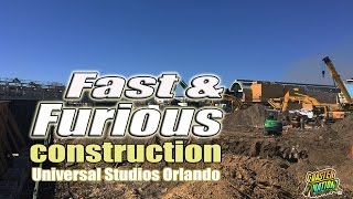 Fast and Furious Supercharged Construction - Universal Studios Orlando