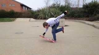 team sLaCK freestyle skateboarding video 9