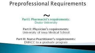 Part I What are pre-pharmacy requirements? How many years of school to become a pharmacist?