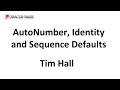 AutoNumber, Identity and Using Sequences as Default Values in Oracle