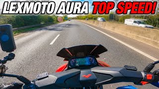 Lexmoto Aura 125cc | TOP SPEED!