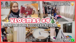 Vlogmas#4🎄✨Compre esto Para Decorar mi Casa/Depurando mi Clóset😳#vlogmas #vidareal #compras #navidad