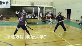 スポーツチャンバラ　全日本学生大会2020　有段女子二刀 Women's Nito