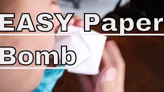 How To Make A Paper Bomb EASY WAY AT HOME