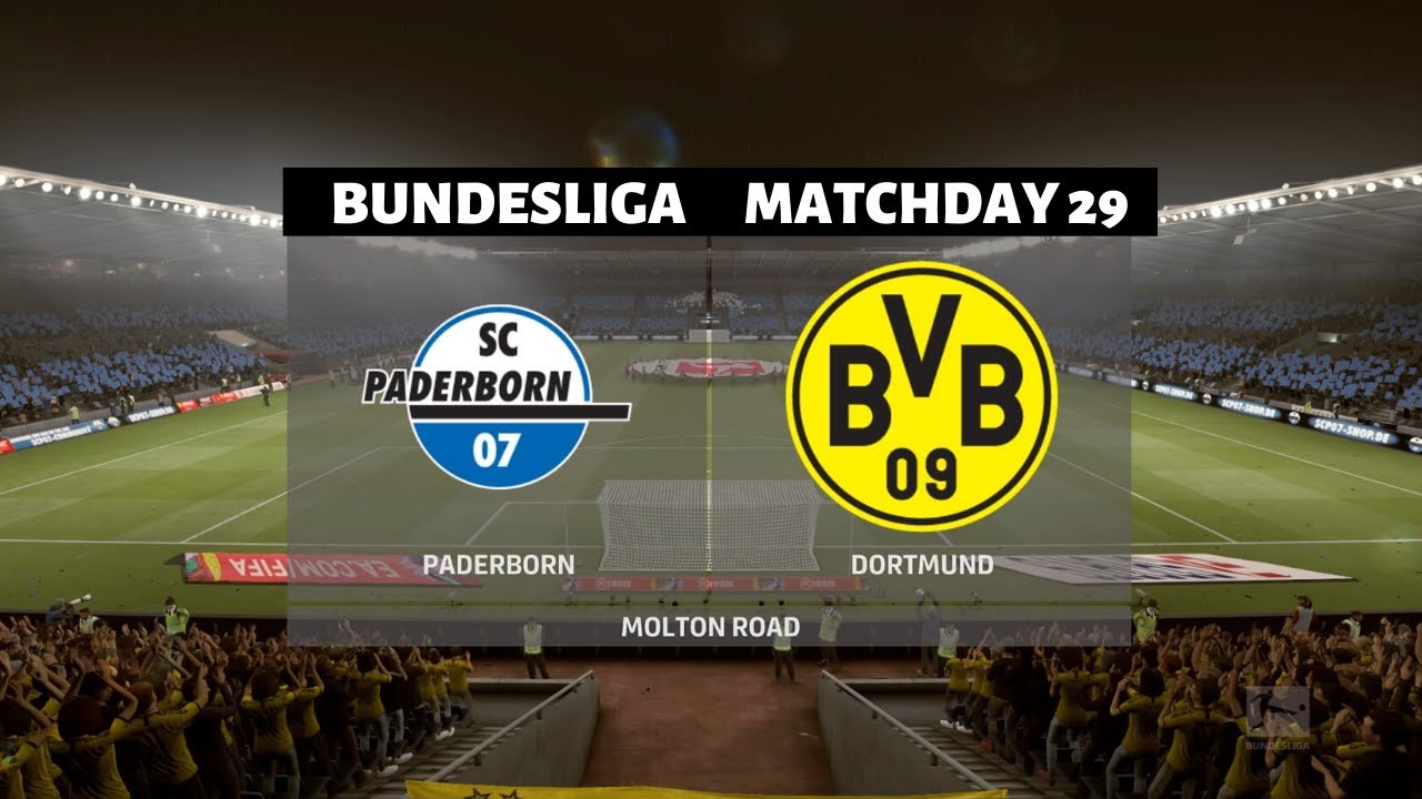 PADERBORN VS BORUSSIA DORTMUND(31st May 2020) - (Matchday 29 PREDICTION ...