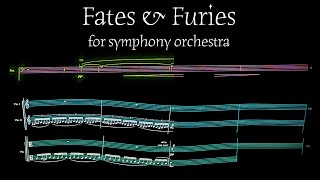 Cynthia Lee Wong: Fates \u0026 Furies for orchestra (animated musical score)