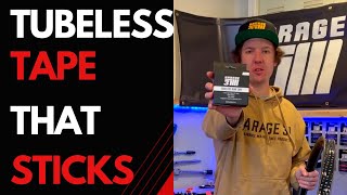 Tubeless Tape That Sticks! - How To Apply Garage 31 Stick Tubeless Tape