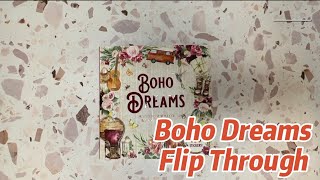 Boho Dreams Sticker Book Flip Through