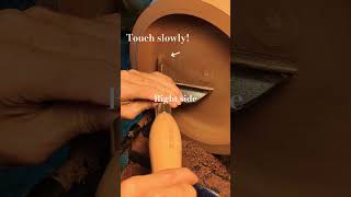 【木工旋盤で、スピンドルガウジを使って、内カーブを削るテクニック！】Technique for carving curves with a spindle gouge on a wood lathe!