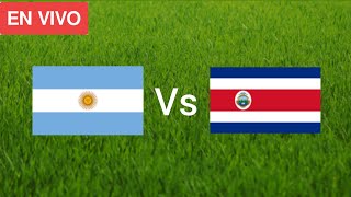 Argentina Vs Costa Rica Friendly International Football Match Highlights  Live football match 2024