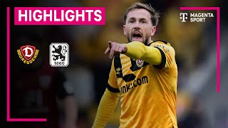 SG Dynamo Dresden - TSV 1860 München | Highlights 3. Liga | MAGENTA SPORT