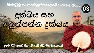 3. තෙවන දේශනාව - දුක්ඛය සහ අනුත්පන්න දුක්ඛය