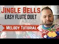 Jingle Bells - FLUTE Melody (Easy Flute Duet)