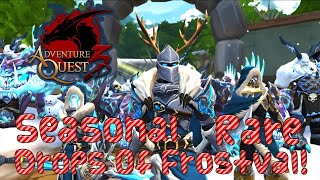 AQ3D Rare Drops Of Frostval \u0026 Some News! AdventureQuest 3D