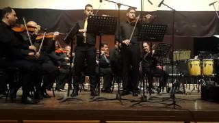 Bach double concerto in D minor Ali mohsin \u0026 ghassan m. 2nd mov. Iraqi national symphony orchestra