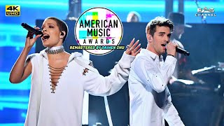 [Remastered 4K • 60fps] The Chainsmokers - Closer ft. Halsey • AMA 2016 • EAS Ch