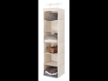 whitmor 6082 2661 natural linen soft storage hanging accessory shelves