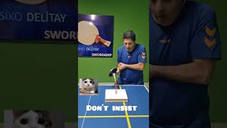 Forehand Topspin - Return the ball that throwed on you with forehand #shorts #meyzileyoutubeshorts