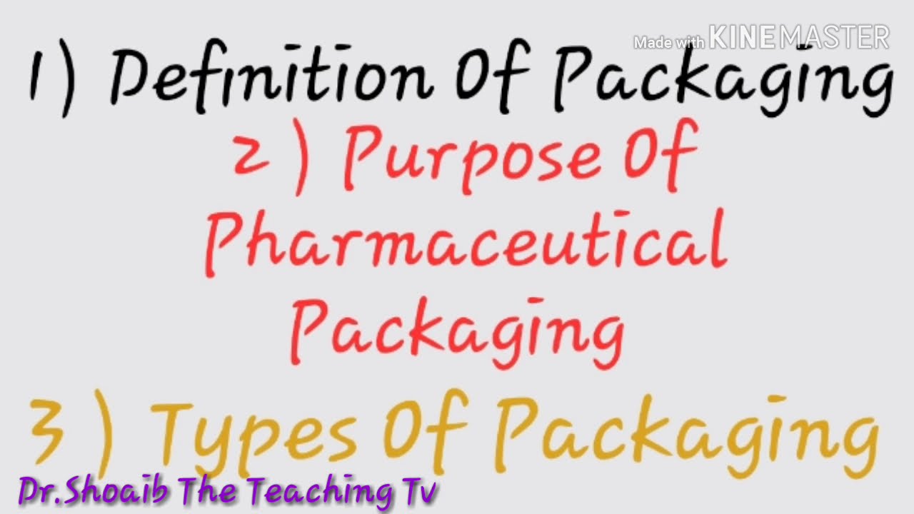 Pharmaceutical Packaging | Types Of Packing - YouTube