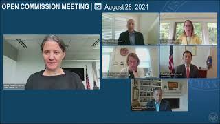 2024 08 28 Open Commission Meeting