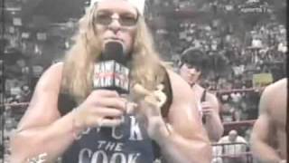 D X Post Rumble BBQ HBK Mocks The Undertaker