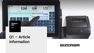 Bizerba How-To – Transparency with item information