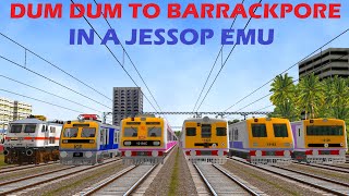 A Journey From Dum Dum To Barrackpore In Dum Dum Barrackpore Jessop EMU Local With Real Traffics