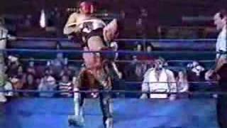 Tony Atlas vs Atsushi Onita (ICW title vs FMW title)