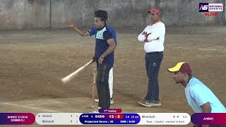 Jumbo VS Shree Xi Diva Dombivli || माहिमचा महाराजा चषक २०२५ || National Sports Live.