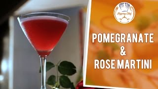 How To Make Pomegranate \u0026 Rose Martini by Mixologist Nikhil Naik