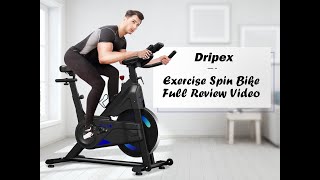 Dripex Exercise Spin Bike Full Review Video Best Peloton Alternative?| Top seller on Amazon of 2022