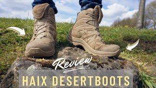 Leichte Sommerwanderschuhe. Haix Black Eagle Athletic Desert im Test