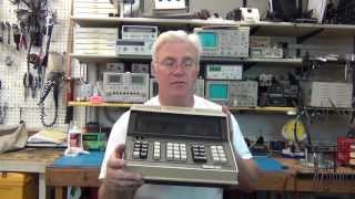 Monroe 1651 Nixie Tube Engineering Calculator from 1971 Part 1 - Intro \u0026 Teardown