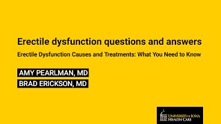 14.  Erectile dysfunction questions and answers