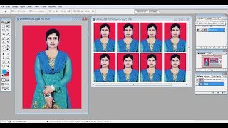 Create Passport size Photo in adobe Photoshop 7.0#एडोब फ़ोटोशॉप में पासपोर्ट आकार फोटो बनाएं