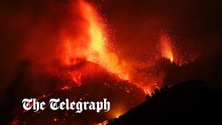 Thousands flee as lava spews from volcano on Spain's La Palma island