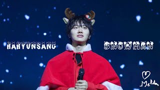 [하현상|HAHYUNSANG] Snowman | 241225 elegy 부산콘서트