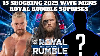 15 SHOCKING 2025 MENS WWE ROYAL RUMBLE SURPRISES