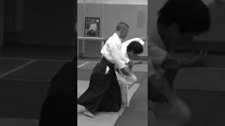 Susumu Chino Sensei demonstrates katate mochi sokumen irimi nage #shorts #shortvideo #short