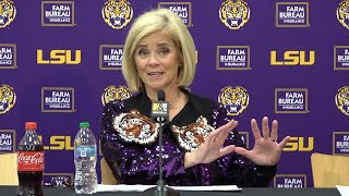 LSU Kim Mulkey WIN over Tulane postgame, plus Flau'Jae Johnson and Aneesah Morrow