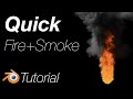 [4.2] Blender Tutorial: Quick And Realistic Fire And Smoke