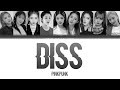 PINKPUNK - 'DISS' (if BLACKPINK debuted with 9 members) (Color Lyrics Eng/Rom/Han)