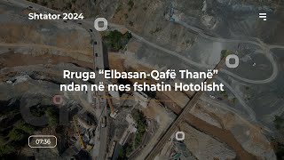 Rruga “Elbasan-Qafë Thanë”  ndan në mes fshatin Hotolisht