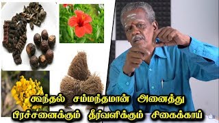 கூந்தல் சம்மந்தமான் அனைத்து பிரச்சனைக்கும் தீர்வளிக்கும் சிகைக்காய் | இயற்கை மருத்துவம்