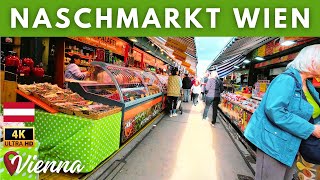 Buntes Spektakel am Wiener Naschmarkt - Rundgang Wien Österreich 2024 - 4K Spaziergang