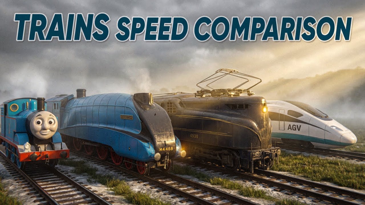 Speed Comparison 3d Trains рџљ Youtube